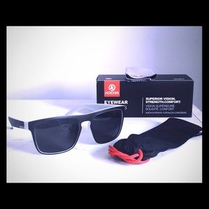 Kdeam Polarized Sunglasses (Black/Withe)